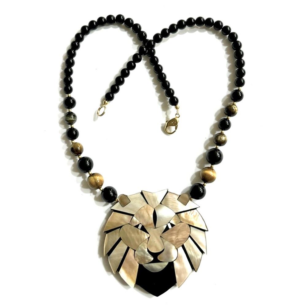 Vintage Lee Sands, Lion 20” Necklace